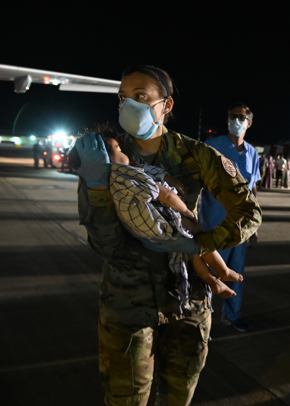 Evacuees from Afghanistan Arrive at NAS Sigonella
