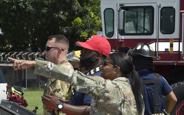 U.S., Central American firefighters train for fire emergencies together