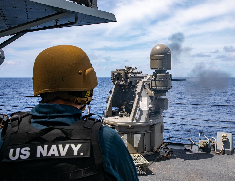 USS Barry Conducts a Live-Fire Gunnery Exercise