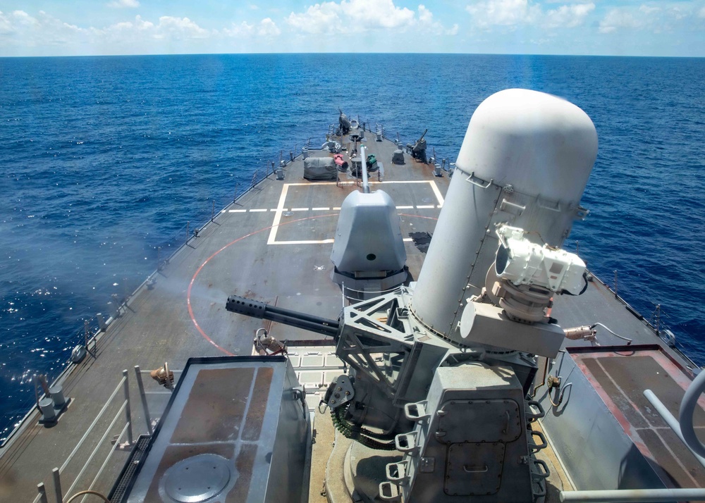 USS Barry Conducts a Live-Fire Gunnery Exercise