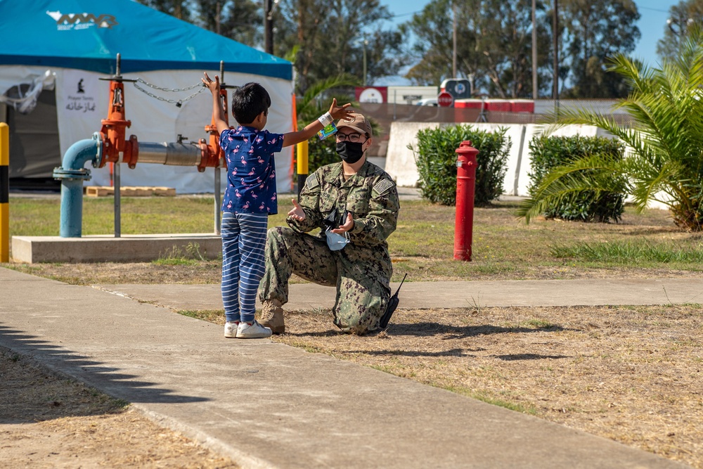 Evacuees from Afghanistan Settle in at Naval Station Rota