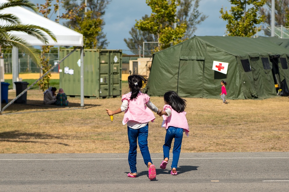 Evacuees from Afghanistan Settle in at Naval Station Rota