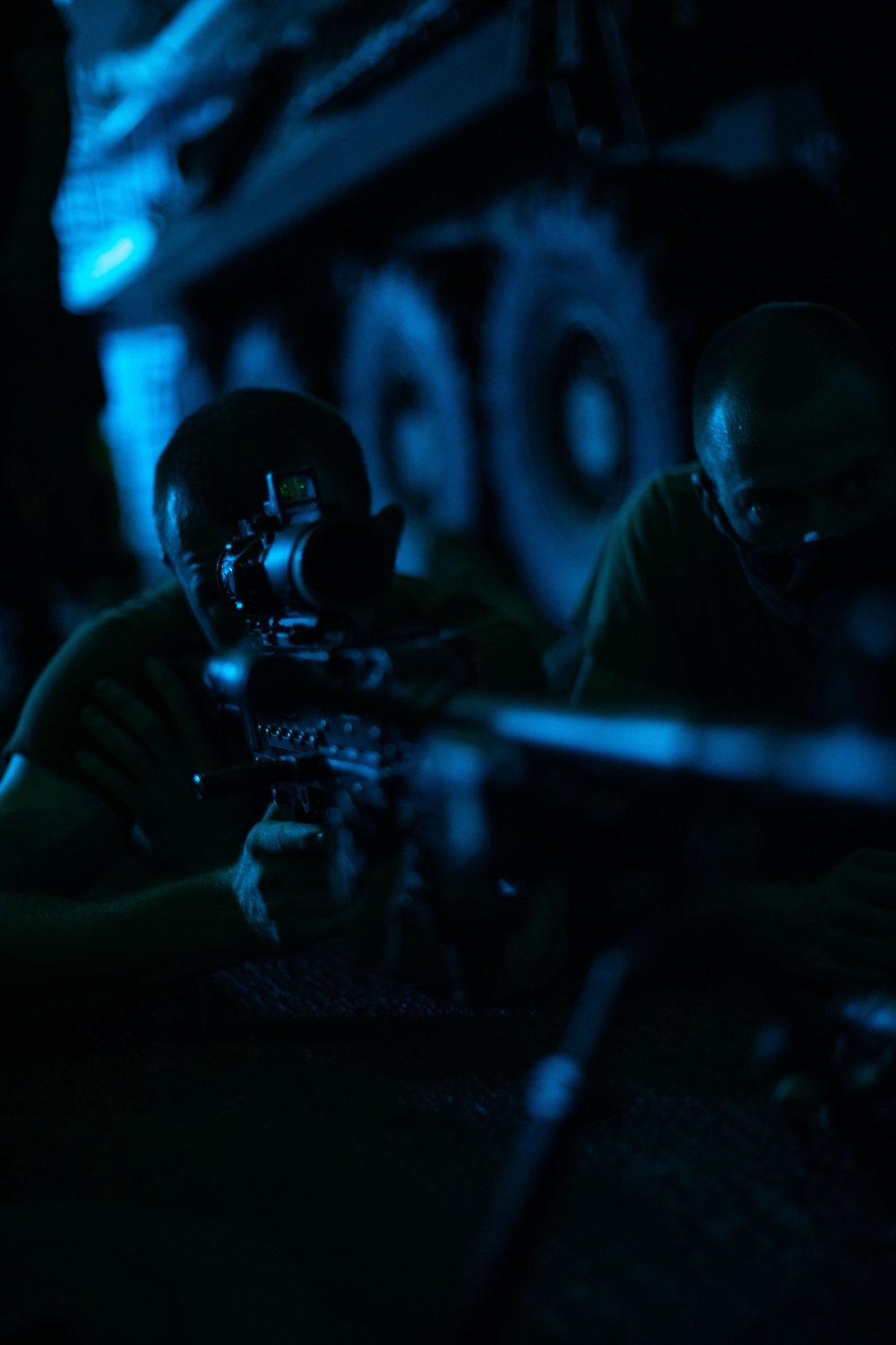 Alpha Co., BLT 1/1, machine gun cross training