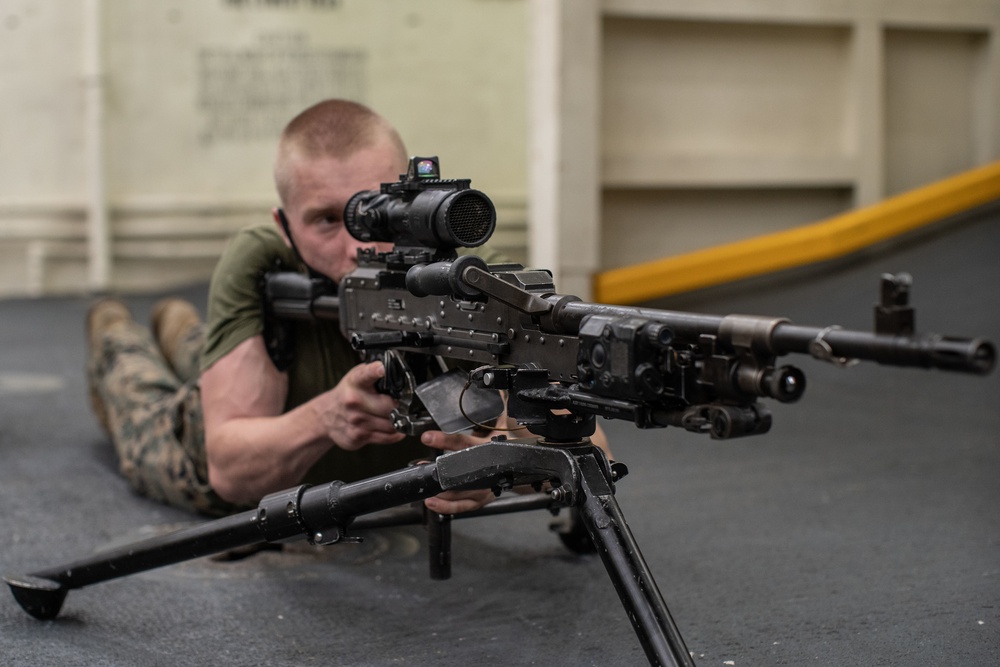Alpha Co., BLT 1/1, machine gun cross training