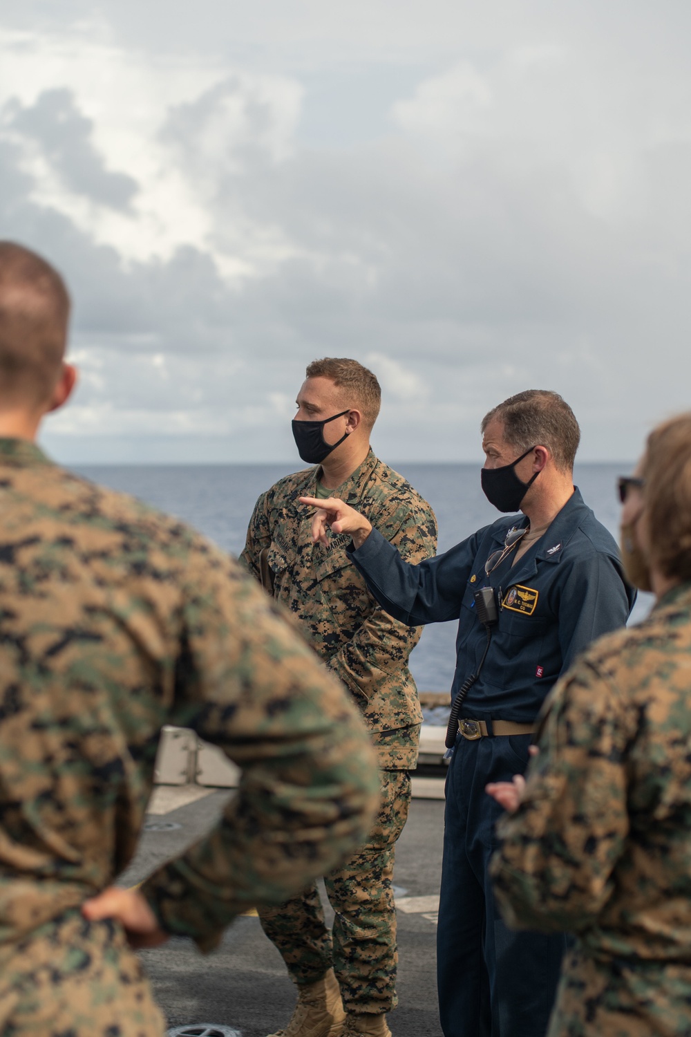 LAR Co. DATF rehearsal aboard USS Portland