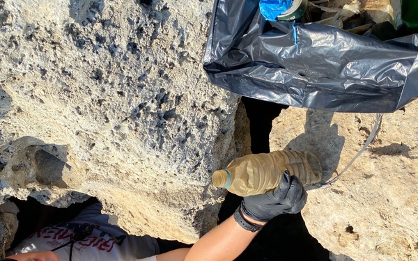 Souda Bay Seabees hit the beach