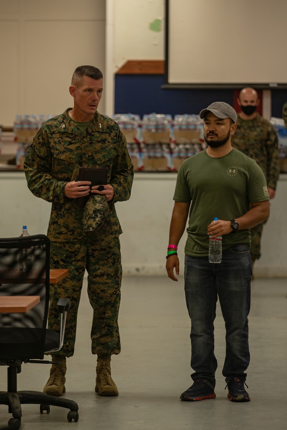 Afghan personnel check into Quantico