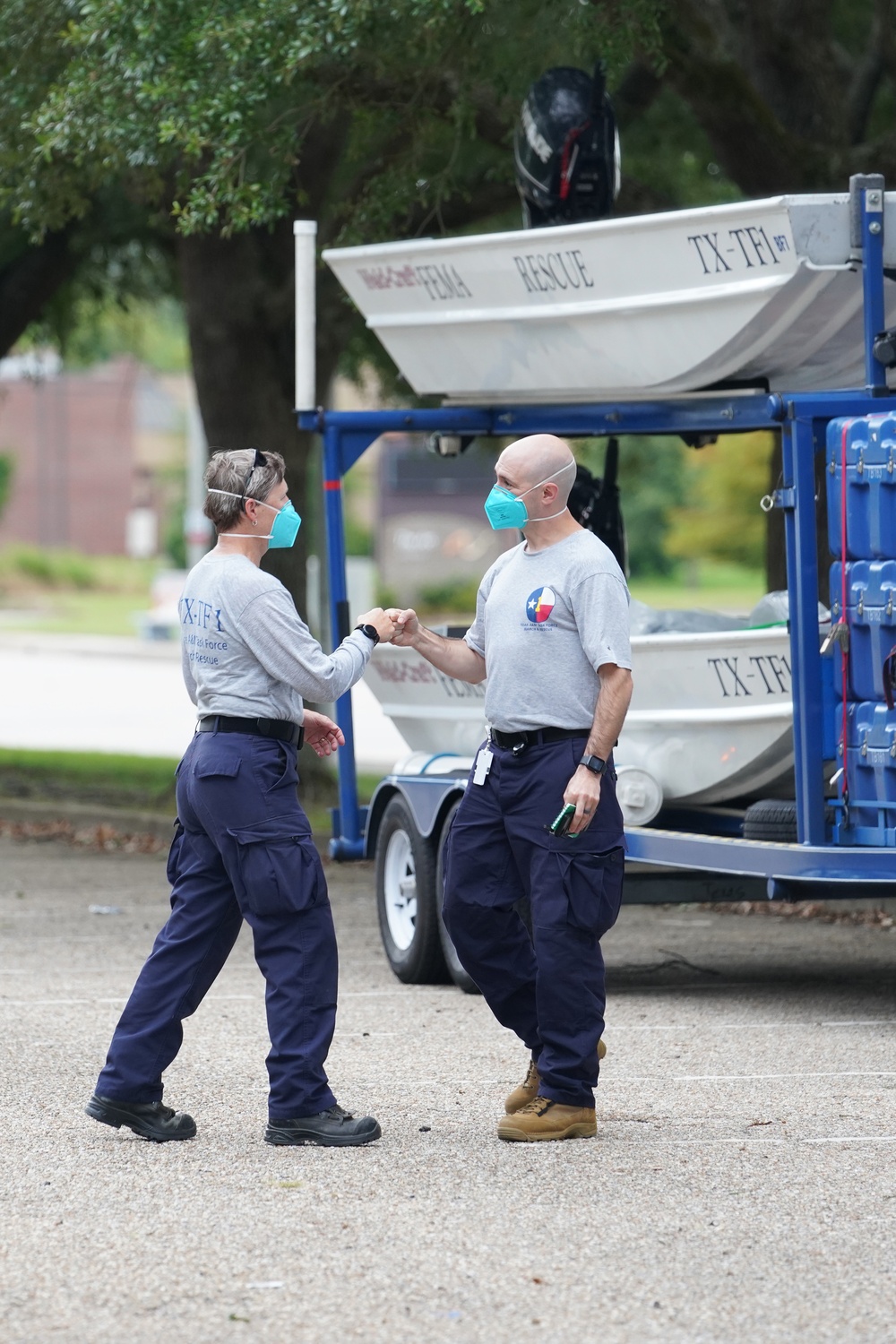 Texas A&amp;M Taskforce One Staging Ahead of Hurricane Ida Landfall