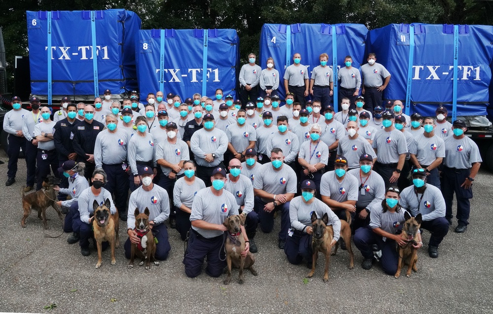 Texas A&amp;M Taskforce One Staging Ahead of Hurricane Ida Landfall