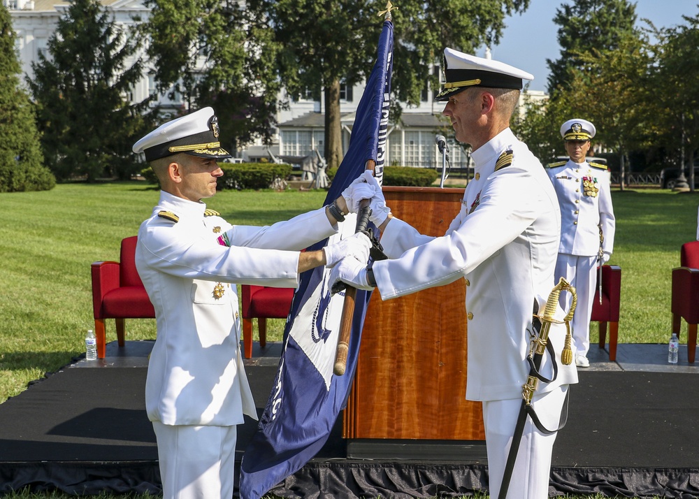NAVFAC Washington change of command ceremony