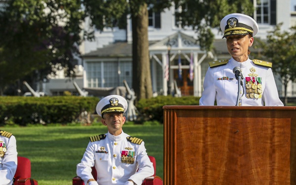 NAVFAC Washington change of command ceremony 2021