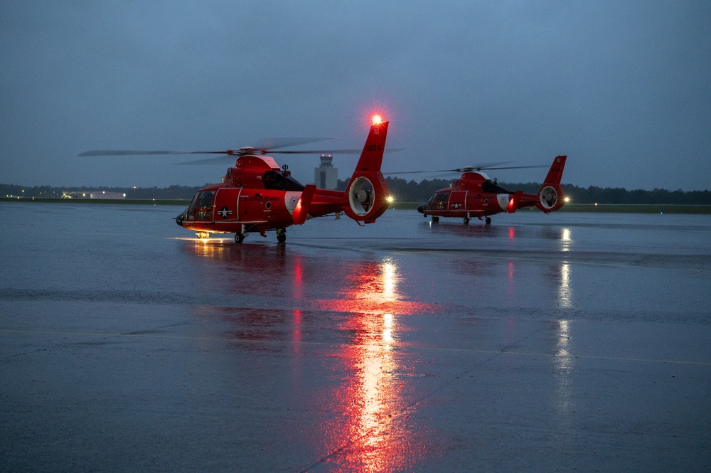 Coast Guard conducts Hurricane Ida post-storm overflights along the Gulf Coast 