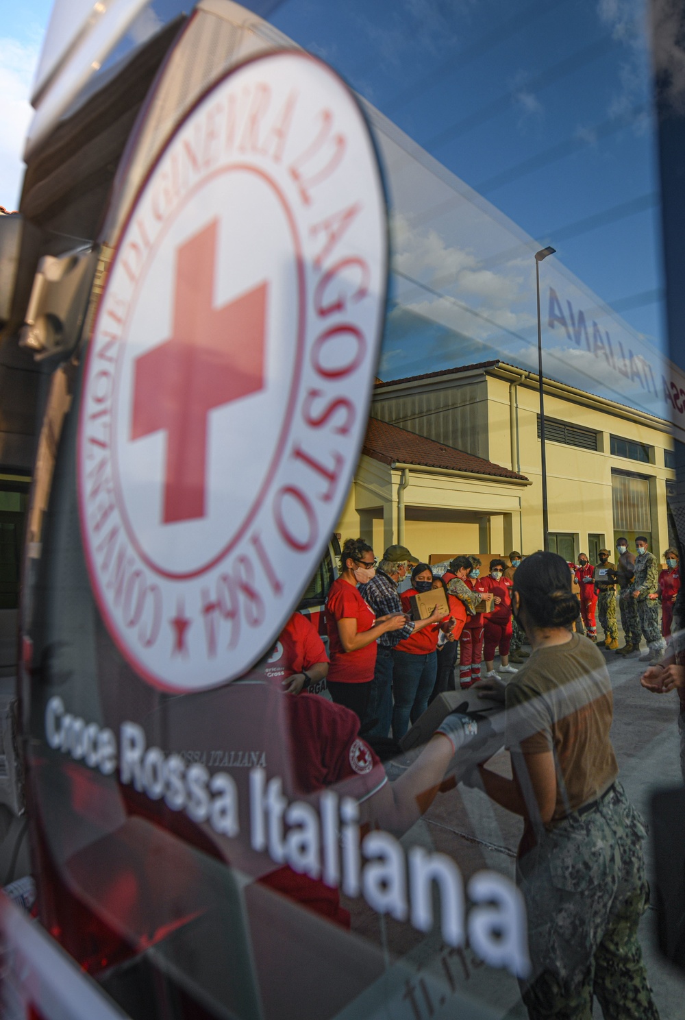 NAS Sigonella receives Red Cross donations