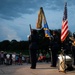 The United States Air Force Band’s Airmen of Note performs at the Lincoln Memorial