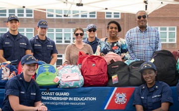 Coast Guard welcomes students to new school year, forms new partnership