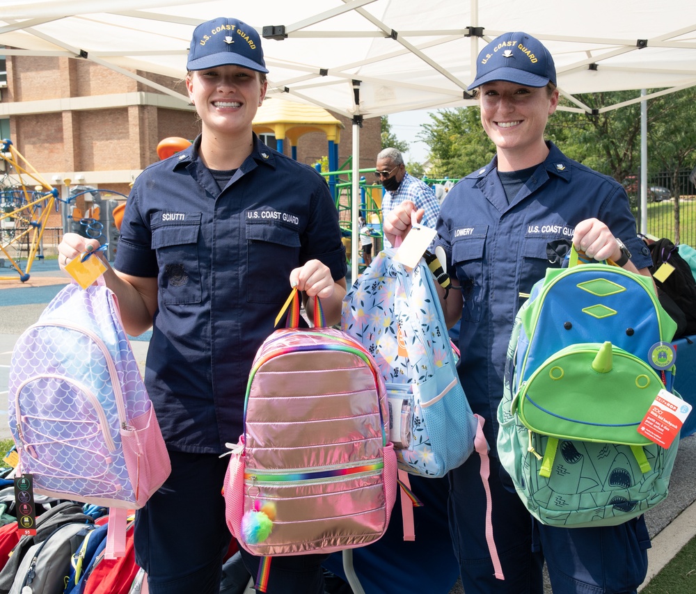Coast Guard welcomes students to new school year, forms new partnership