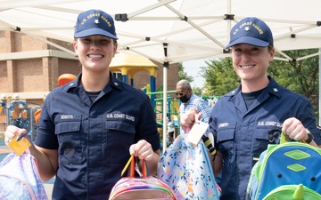 Coast Guard welcomes students to new school year, forms new partnership