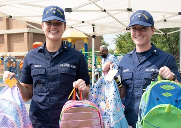 Coast Guard welcomes students to new school year, forms new partnership
