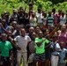 Haitians Gather To Receive Humanitarian Aid