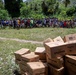 Haitians Gather To Receive Humanitarian Aid