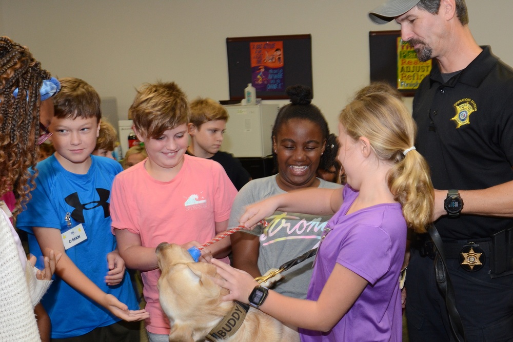 Richland County Sheriff’s Department visits STARBASE Swamp Fox summer camp