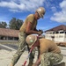 US Navy Seabees with NMCB-5 build a schoolhouse in Timor-Leste to support the local Ministry of Education