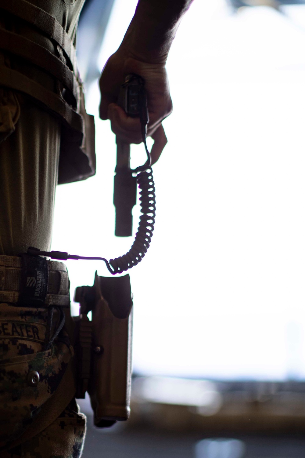 Speed reload drills aboard USS Essex