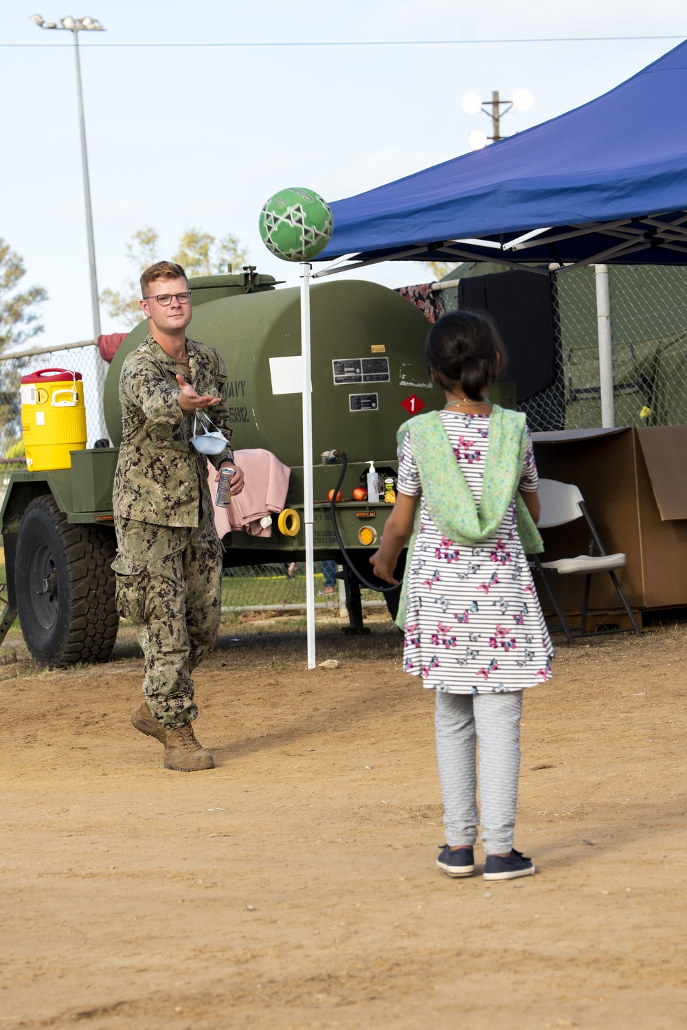 Afghanistan Evacuees at NAVSTA Rota