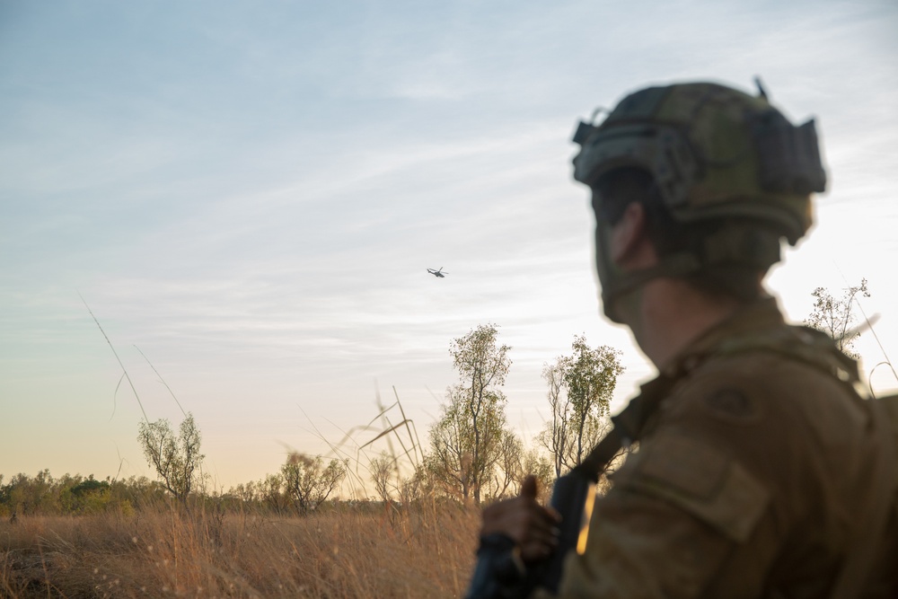 Animal Co. Conducts an air raid during Exercise Koolendong