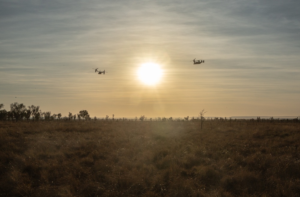 Animal Co. Conducts an air raid during Exercise Koolendong