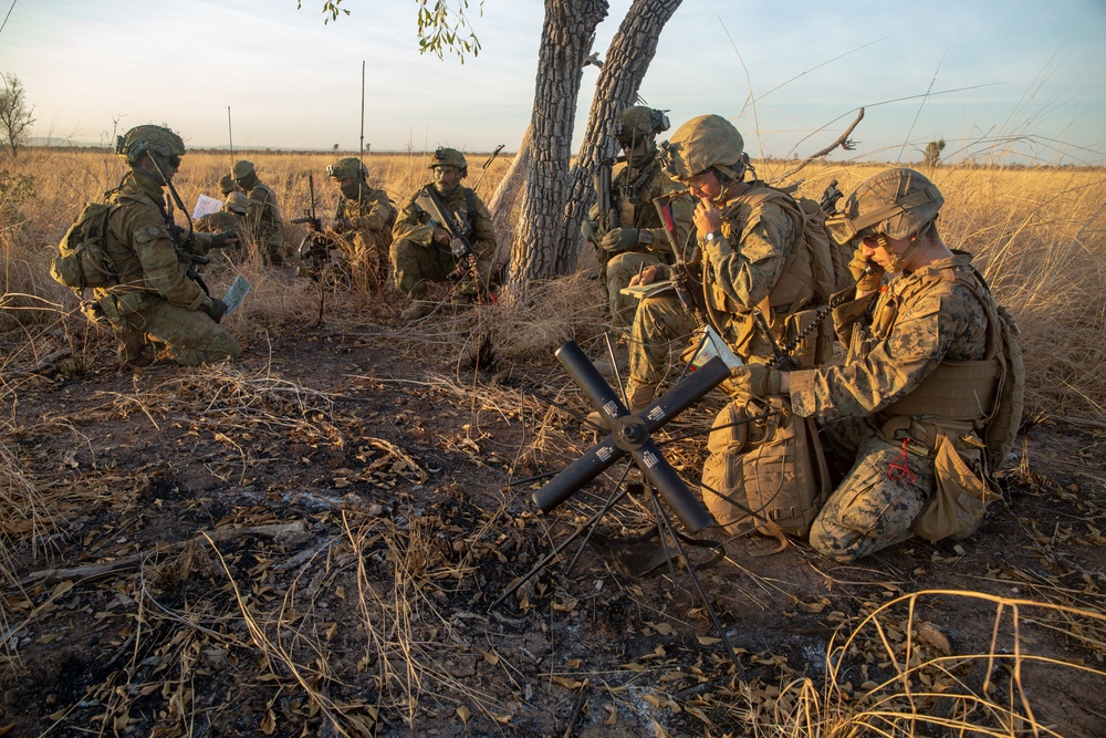Animal Co. Conducts an air raid during Exercise Koolendong