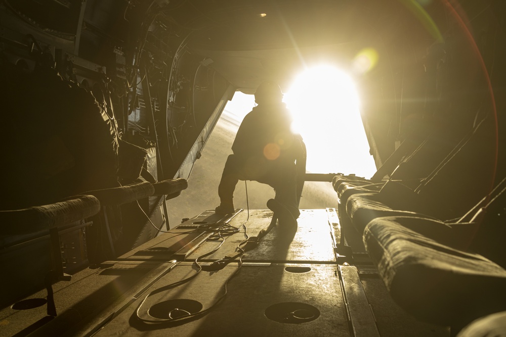 U.S. Marines and Australian Army Soldiers call in close air support during Exercise Koolendong