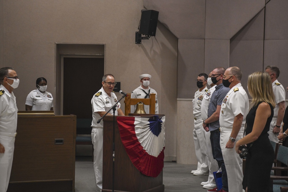 Forward Deployed Regional Maintenance Center Holds Change of Command Ceremony