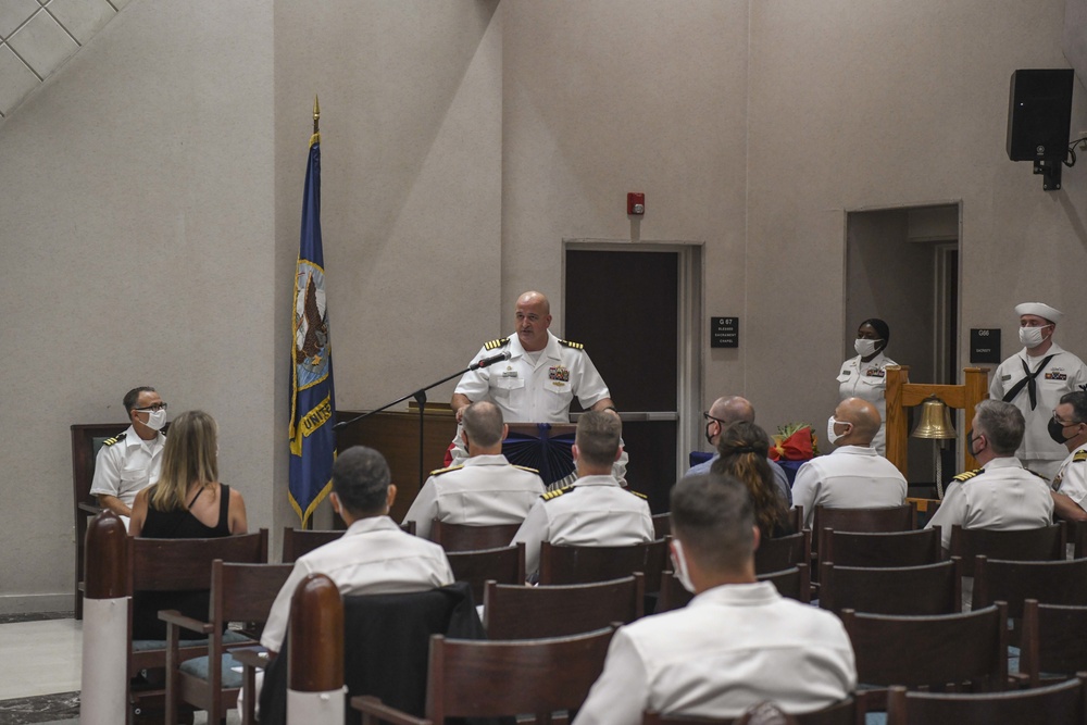 Forward Deployed Regional Maintenance Center Holds Change of Command Ceremony