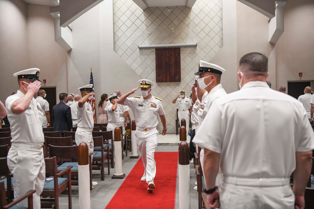 Forward Deployed Regional Maintenance Center Holds Change of Command Ceremony