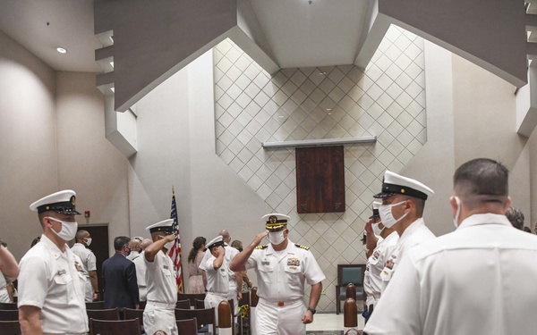 Forward Deployed Regional Maintenance Center Holds Change of Command Ceremony