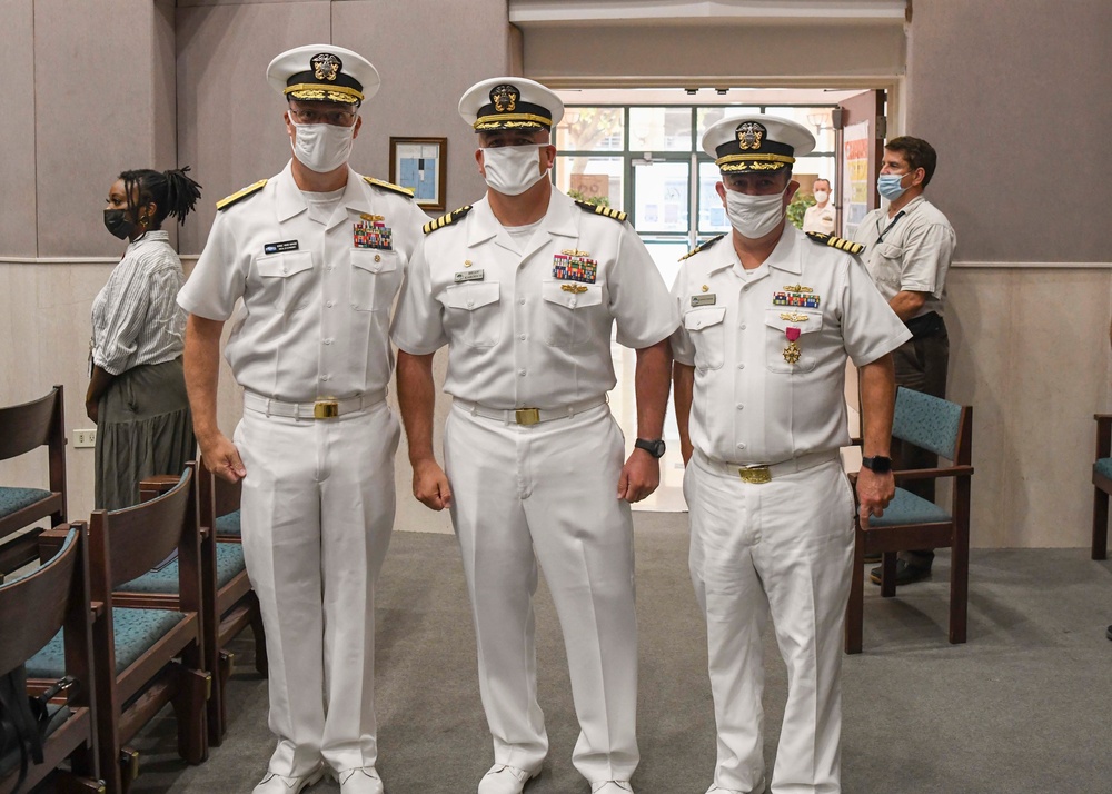 Forward Deployed Regional Maintenance Center Holds Change of Command Ceremony