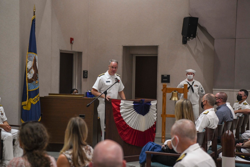 Forward Deployed Regional Maintenance Center Holds Change of Command Ceremony