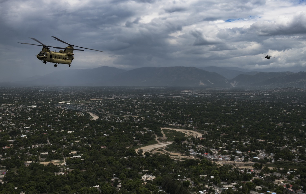 JTF-Bravo aircrew support JTF-Haiti disaster relief efforts