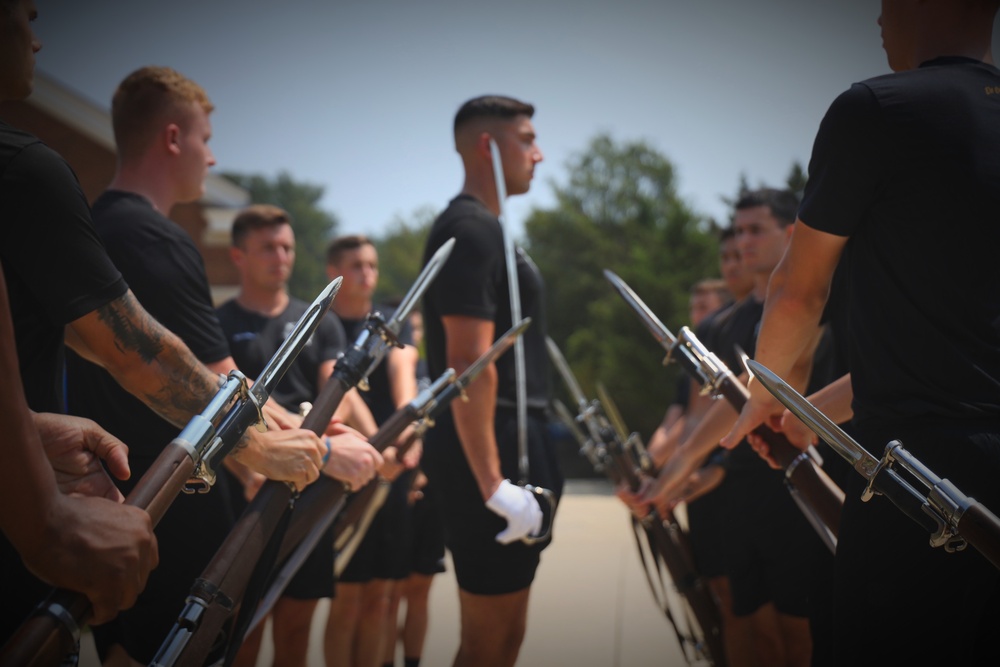 U.S. Air Force Honor Guard Drill hosted the U.S. Army Drill Team for a training and relationship-building event