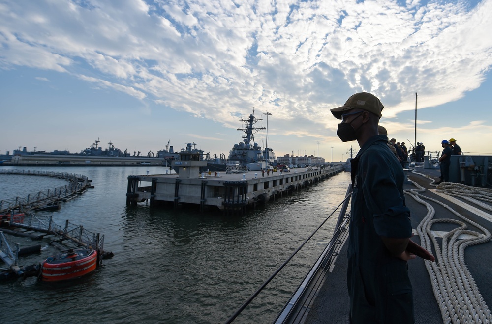 USS Forrest Sherman Underway Operations