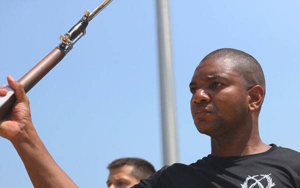 U.S. Air Force Honor Guard Drill hosted the U.S. Army Drill Team for a training and relationship-building event