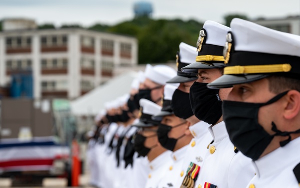 SECNAV Attends Commissioning Commemoration for USS Vermont (SSN 792)