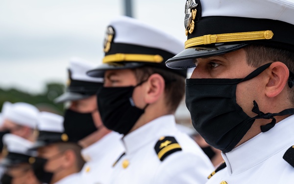 SECNAV Attends Commissioning Commemoration for USS Vermont (SSN 792)