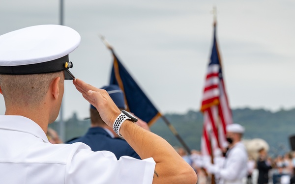 SECNAV Attends Commissioning Commemoration for USS Vermont (SSN 792)