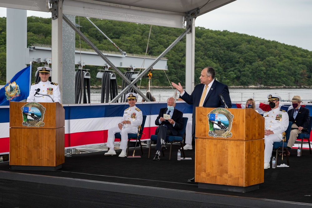 SECNAV Attends Commissioning Commemoration for USS Vermont (SSN 792)