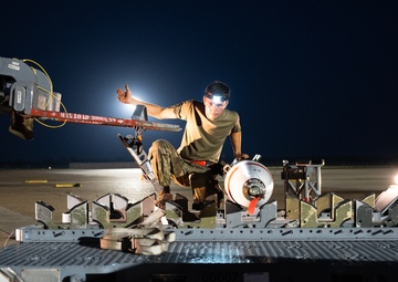 2nd AMXS loads naval mines in support of training mission