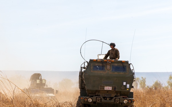HIMARS is conducted during Exercise Koolendong