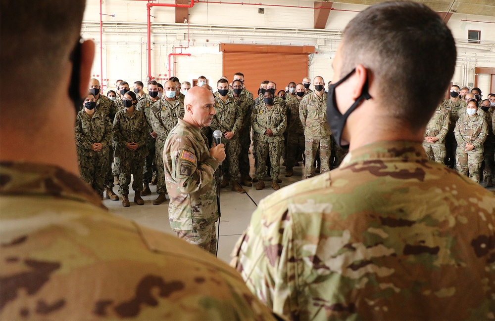 Admiral Craig Faller visits Naval Station Guantanamo Bay