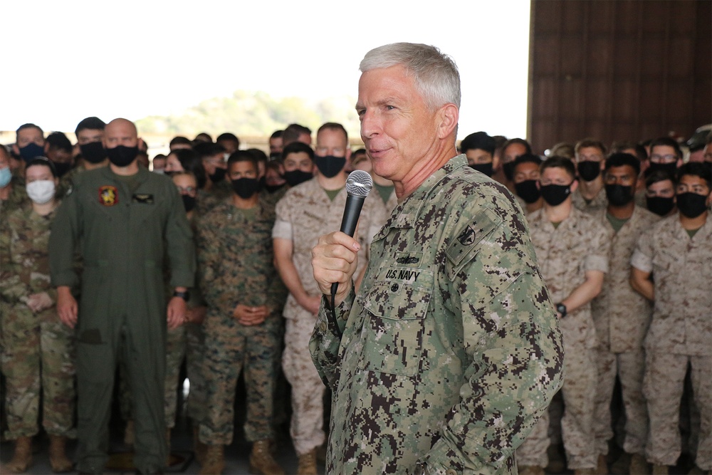 Admiral Craig Faller visits Naval Station Guantanamo Bay